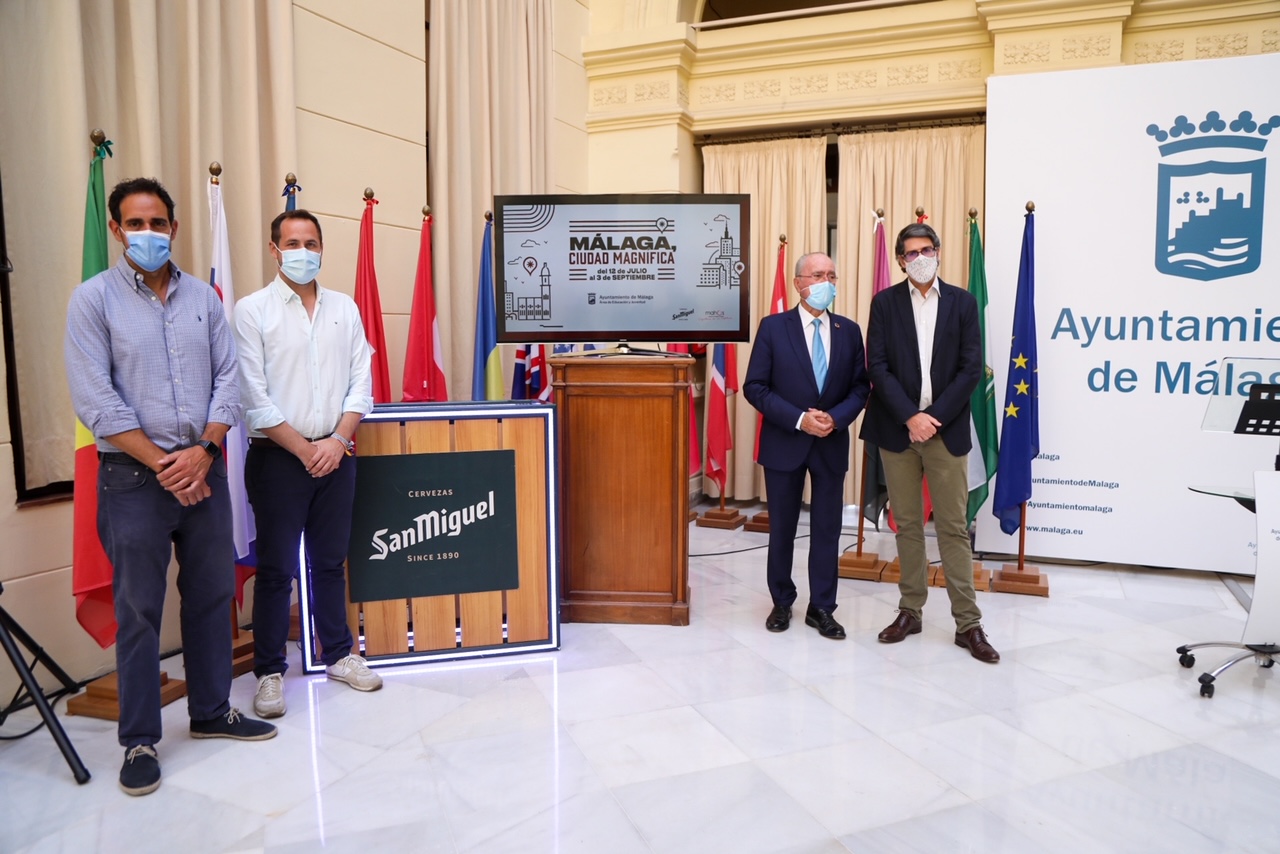 COVID-19 640 / AYUNTAMIENTO Y CERVEZAS SAN MIGUEL PONEN EN MARCHA EL PLAN ‘MÁLAGA, CIUDAD ...