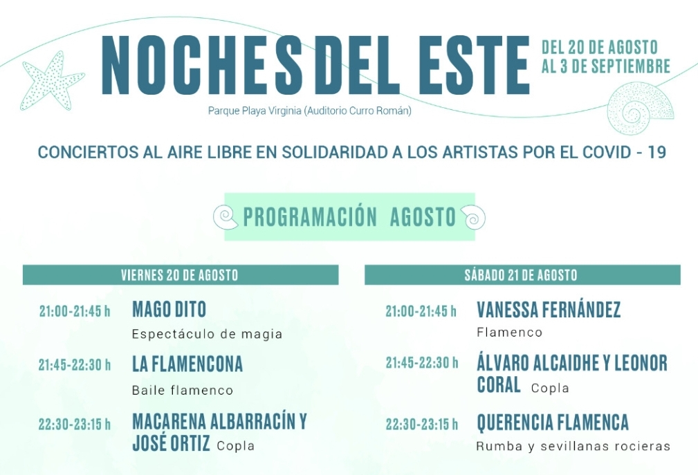 UNA VEINTENA DE ARTISTAS SOLISTAS Y GRUPOS ACTUARÁN EN EL AUDITORIO CURRO ROMÁN DENTRO DEL ...