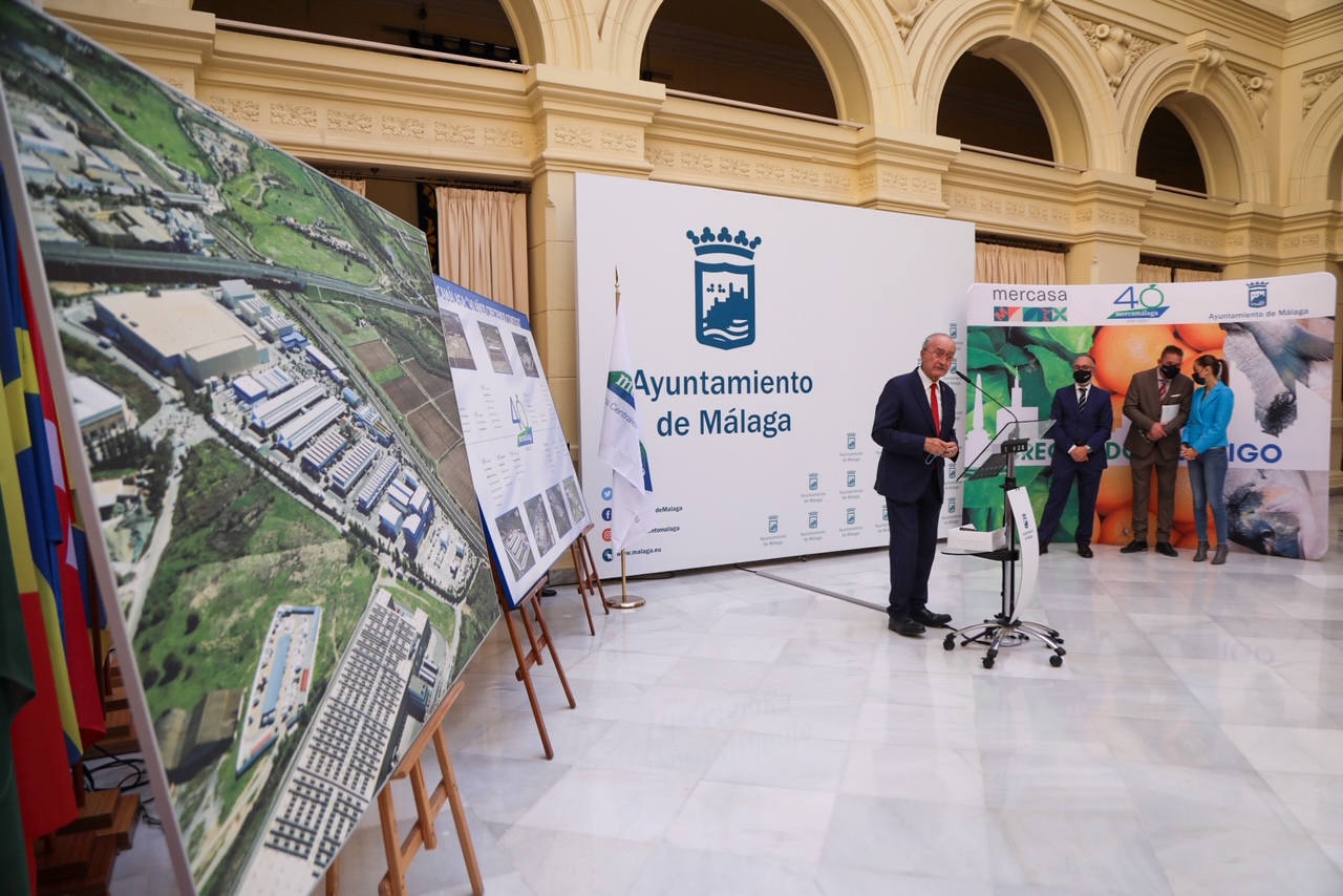 EL ALCALDE MÁLAGA Y EL PRESIDENTE DE MERCASA PRESIDEN EL ACTO CONMEMORATIVO DEL 40 ANIVERSARIO ...