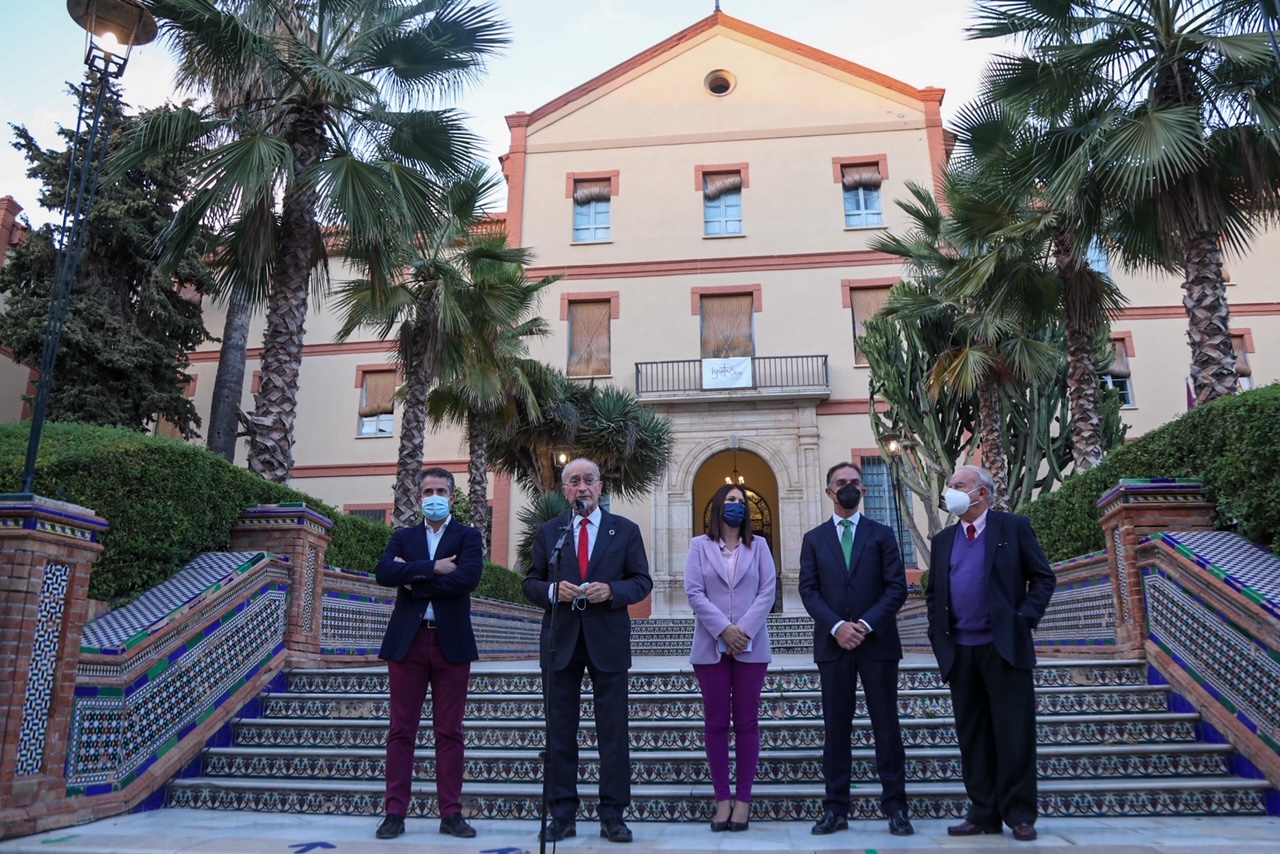 DESCUBRIMIENTO DE LA PLACA CONMEMORATIVA EN HOMENAJE A JOSÉ ORTEGA Y GASSET EN EL COLEGIO SAN
 ...