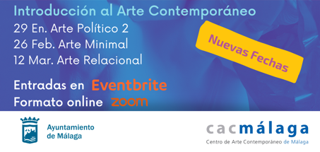 EL CAC MÁLAGA RETOMA EL CICLO DE CONFERENCIAS SOBRE INTRODUCCIÓN AL ARTE CONTEMPORÁNEO