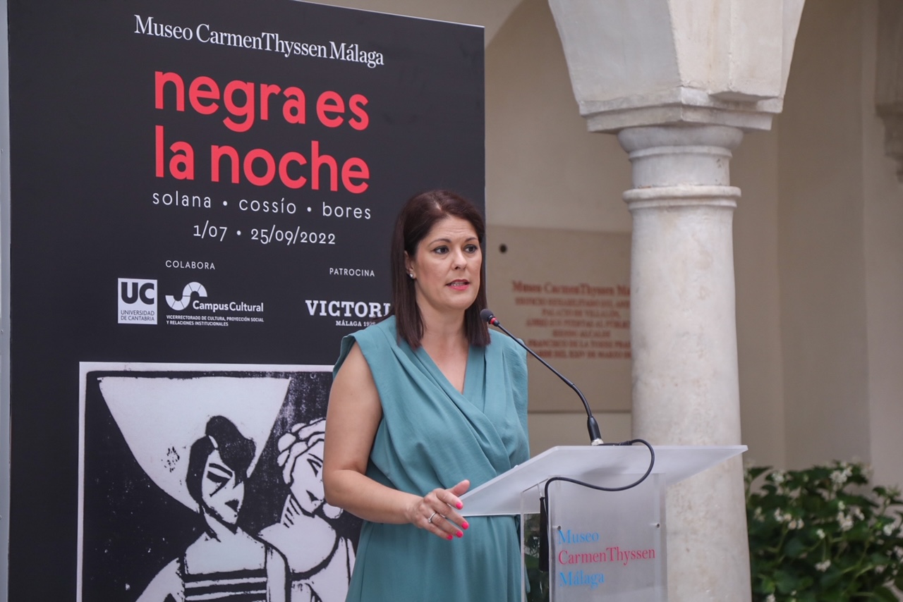 THYSSEN MÁLAGA SE SUMERGE EN EL UNIVERSO MÁS CANALLA DE SOLANA, COSSÍO Y BORES CON LA EXPOSICIÓN
‘NEGRA ES LA NOCHE’