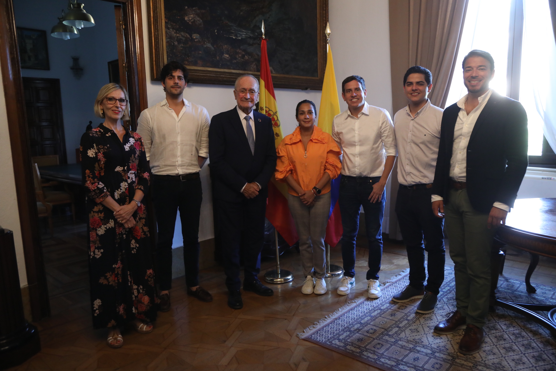 EL ALCALDE RECIBE A UNA DELEGACIÓN DE LA CIUDAD COLOMBIANA DE BARRANQUILLA EN EL MARCO DE LA
 ...