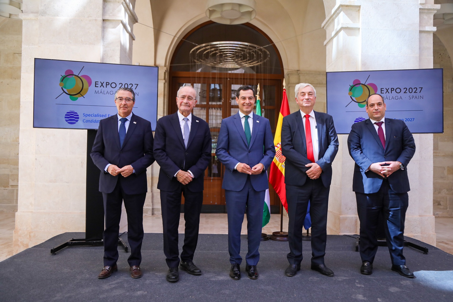 RECEPCIÓN DE LA JUNTA DE ANDALUCIA A LA DELEGACIÓN DE LA OFICINA INTERNACIONAL DE EXPOSICIONES ...