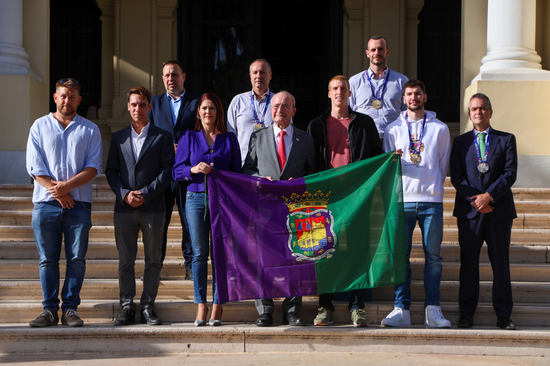 RECEPCIÓN MEDALLISTAS DE ORO DE LA SELECCIÓN ESPAÑOLA DE BALONCESTO Y JUGADORES DEL UNICAJA
 ...