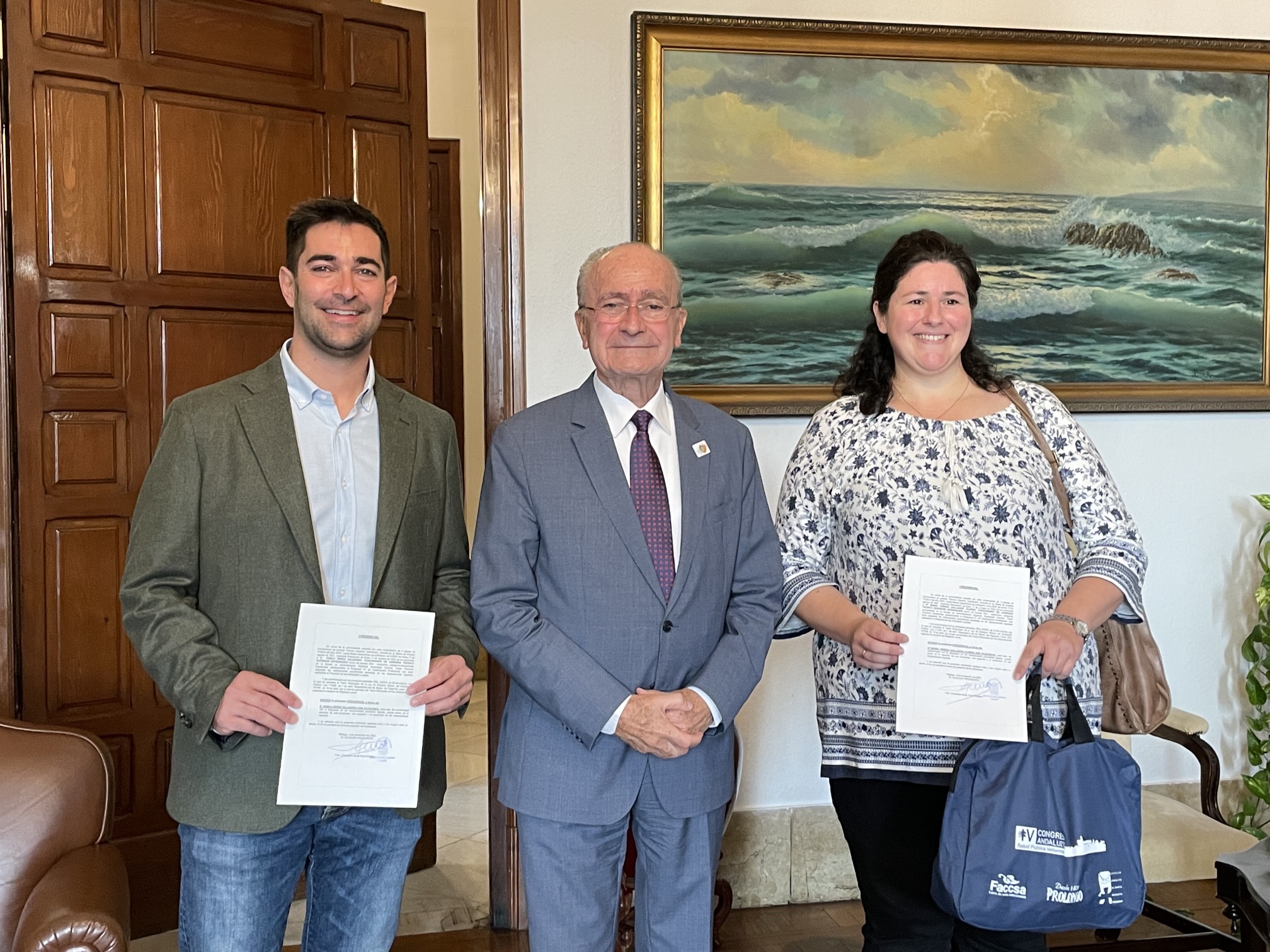 ENCUENTRO CON LOS FUNCIONARIOS DE CARRERA QUE HAN TOMADO POSESIÓN DE 2 PLAZAS EN LA CATEGORÍA ...