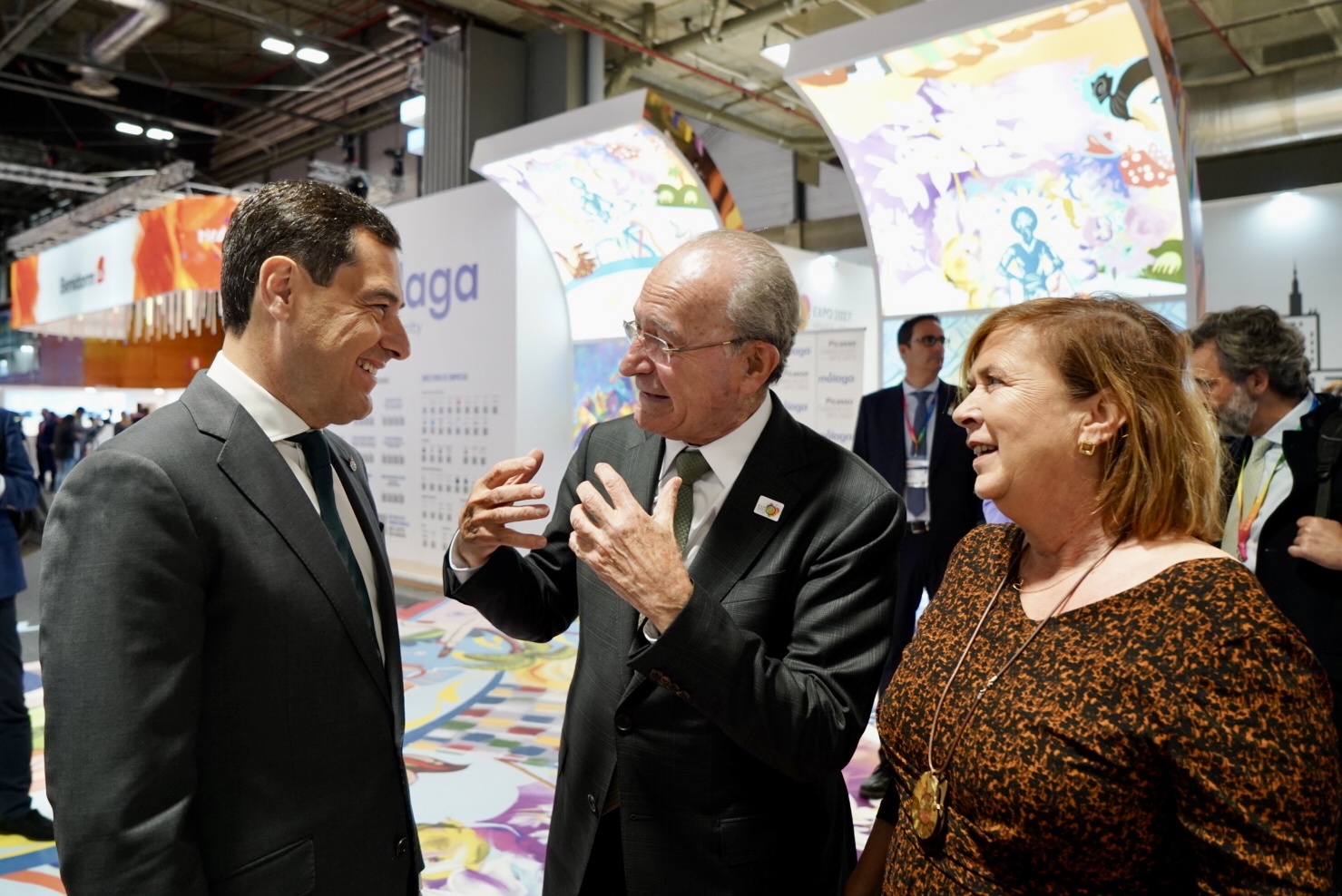 ENCUENTRO DEL ALCALDE DE MÁLAGA CON PRESIDENTE DE LA JUNTA DE ANDALUCÍA EN EXPOSITOR DE MÁLAGA ...