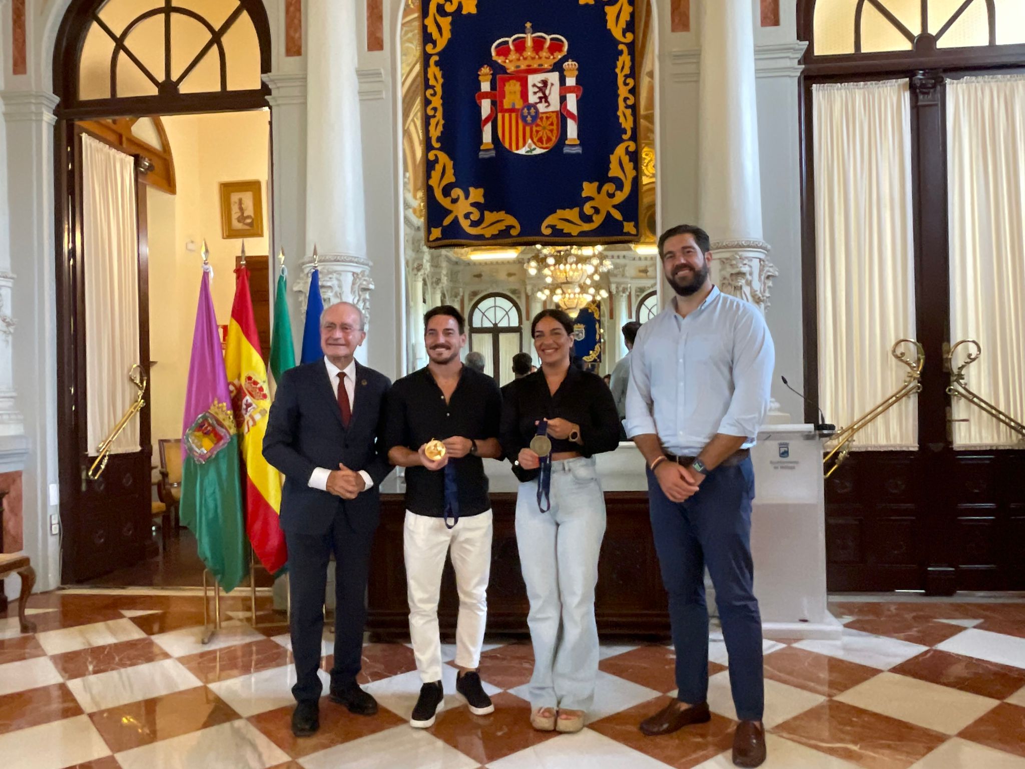 ENCUENTRO CON LOS KARATECAS DAMIÁN QUINTERO Y MARÍA TORRES