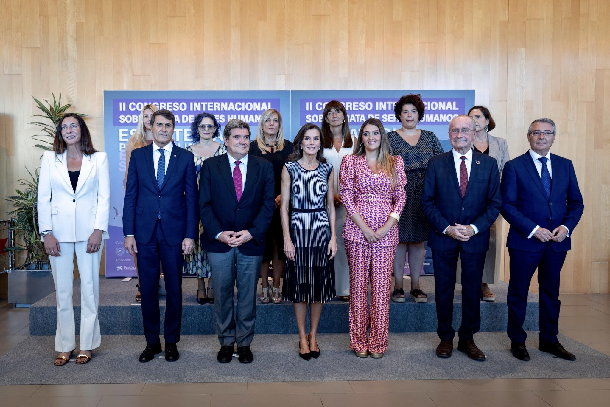 LA REINA LETIZIA INAUGURA EL CONGRESO INTERNACIONAL SOBRE LA TRATA DE SERES HUMANOS