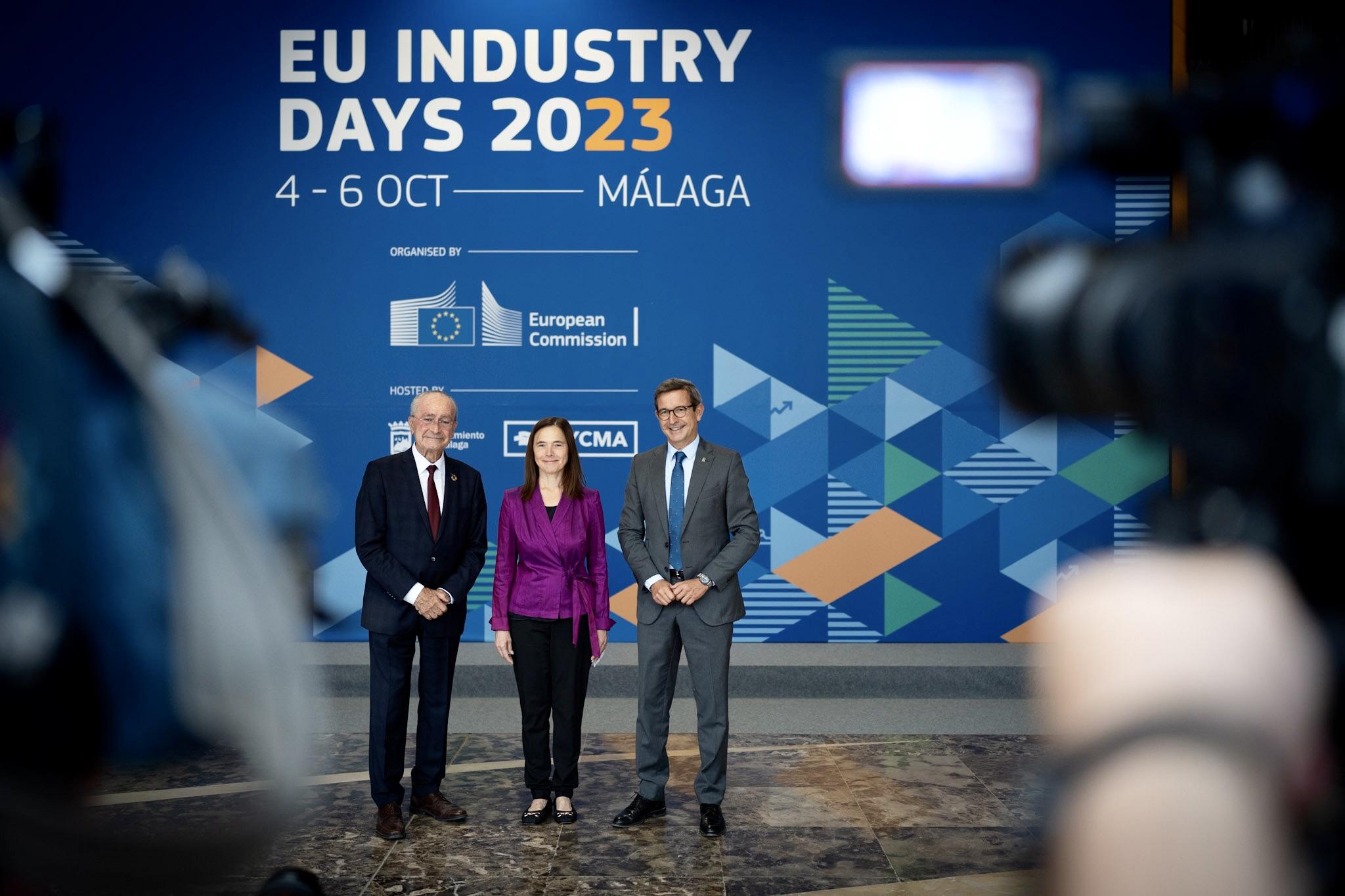 ACTO DE INAUGURACIÓN DEL EVENTO EU INDUSTRY DAYS 2023 EN EL PALACIO DE FERIAS Y CONGRESOS DE MÁLAGA