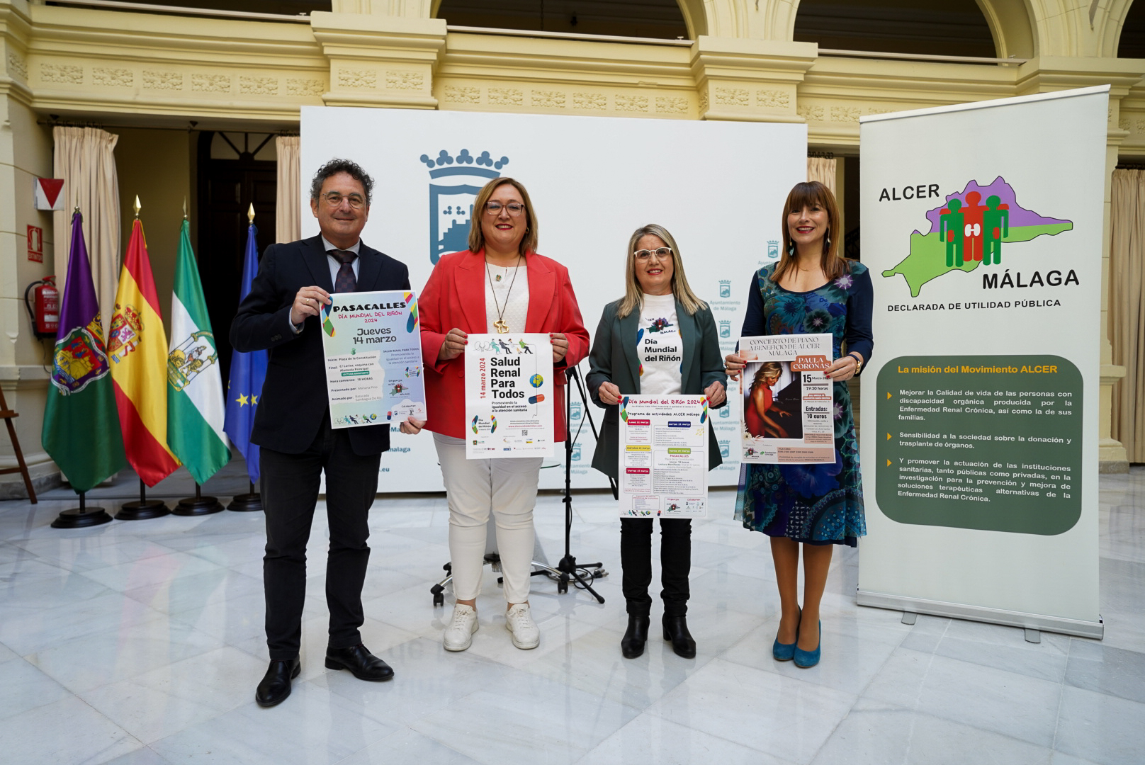 PRESENTACIÓN DE LAS ACTIVIDADES DE ALCER MÁLAGA POR EL DÍA MUNDIAL DEL RIÑÓN