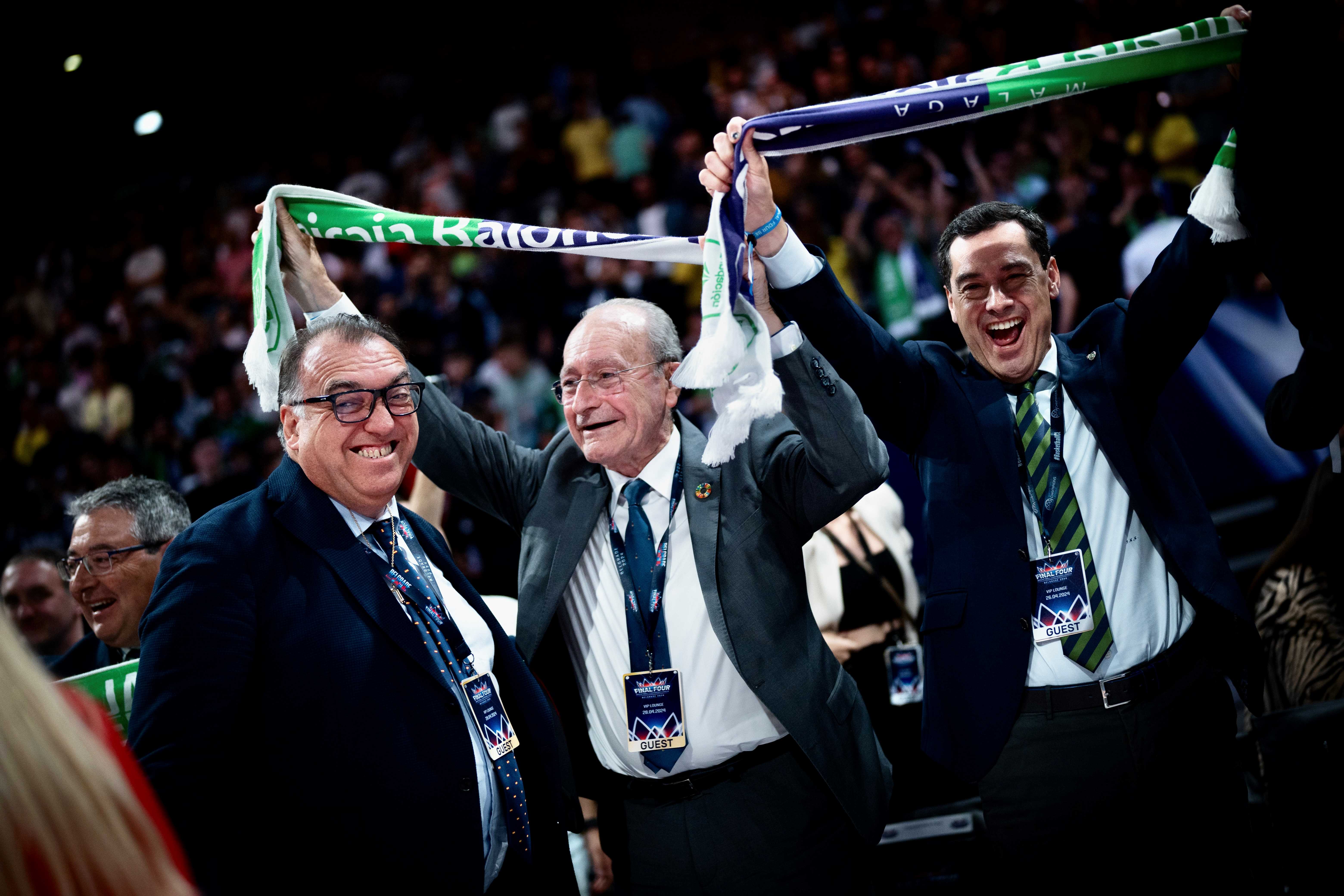 MÁLAGA ASISTE A LA VICTORIA DEL UNICAJA CELEBRADA EN BELGRADE ARENA