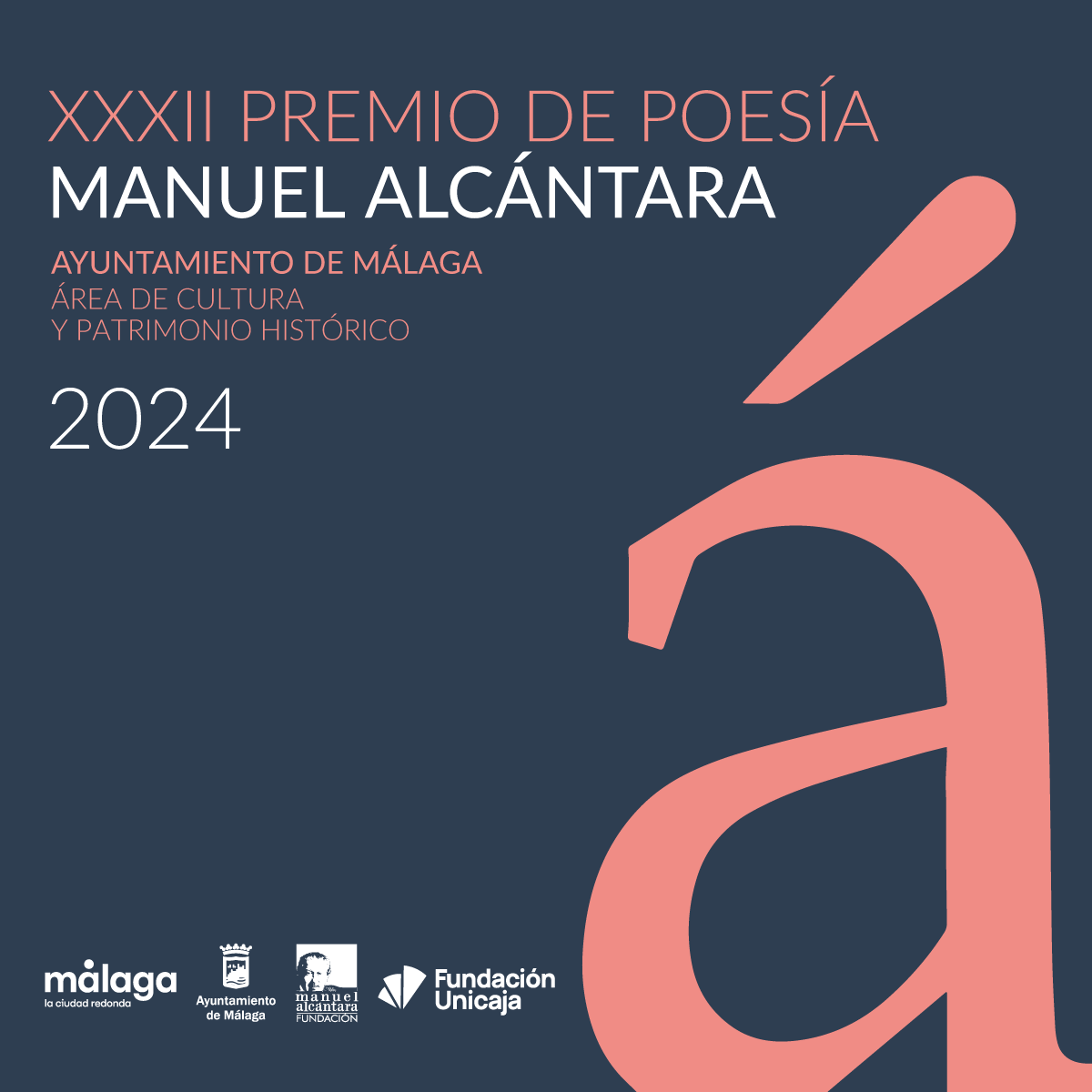 EL AYUNTAMIENTO ABRE LA CONVOCATORIA DE LA XXXII EDICIÓN DEL PREMIO DE POESÍA MANUEL ALCÁNTARA 2024