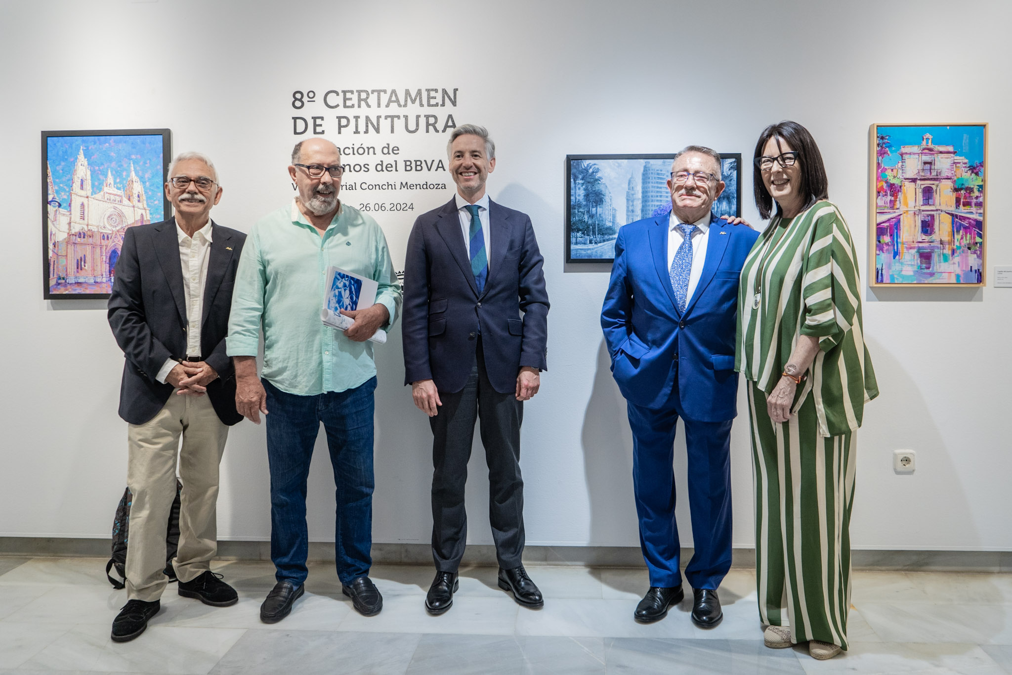 ENTREGA DE LOS PREMIOS DEL ‘8º CERTAMEN DE PINTURA DE LA ASOCIACIÓN DE VETERANOS DEL BBVA’