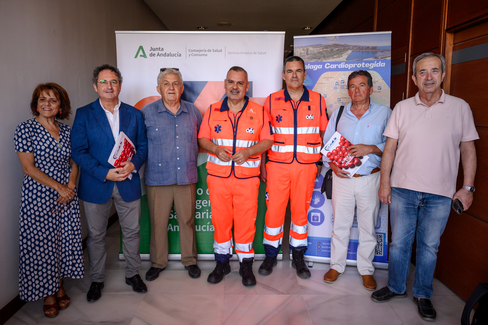 EL 061 RECONOCE 133 NUEVAS ZONAS CARDIOASEGURADAS DEL AYUNTAMIENTO DE MÁLAGA