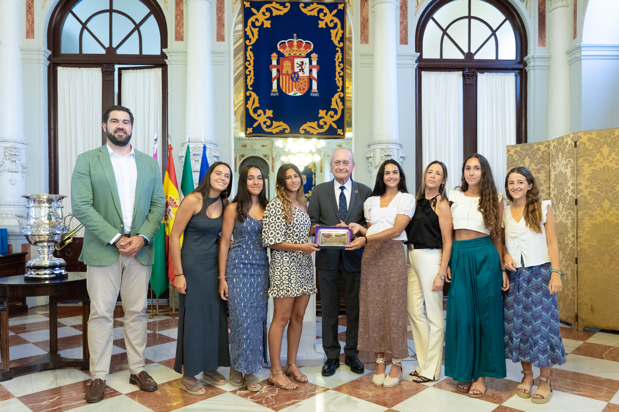 Recepción a los deportistas ganadores del XX Campeonato de Banco Fijo del Mediterráneo-Llaüts