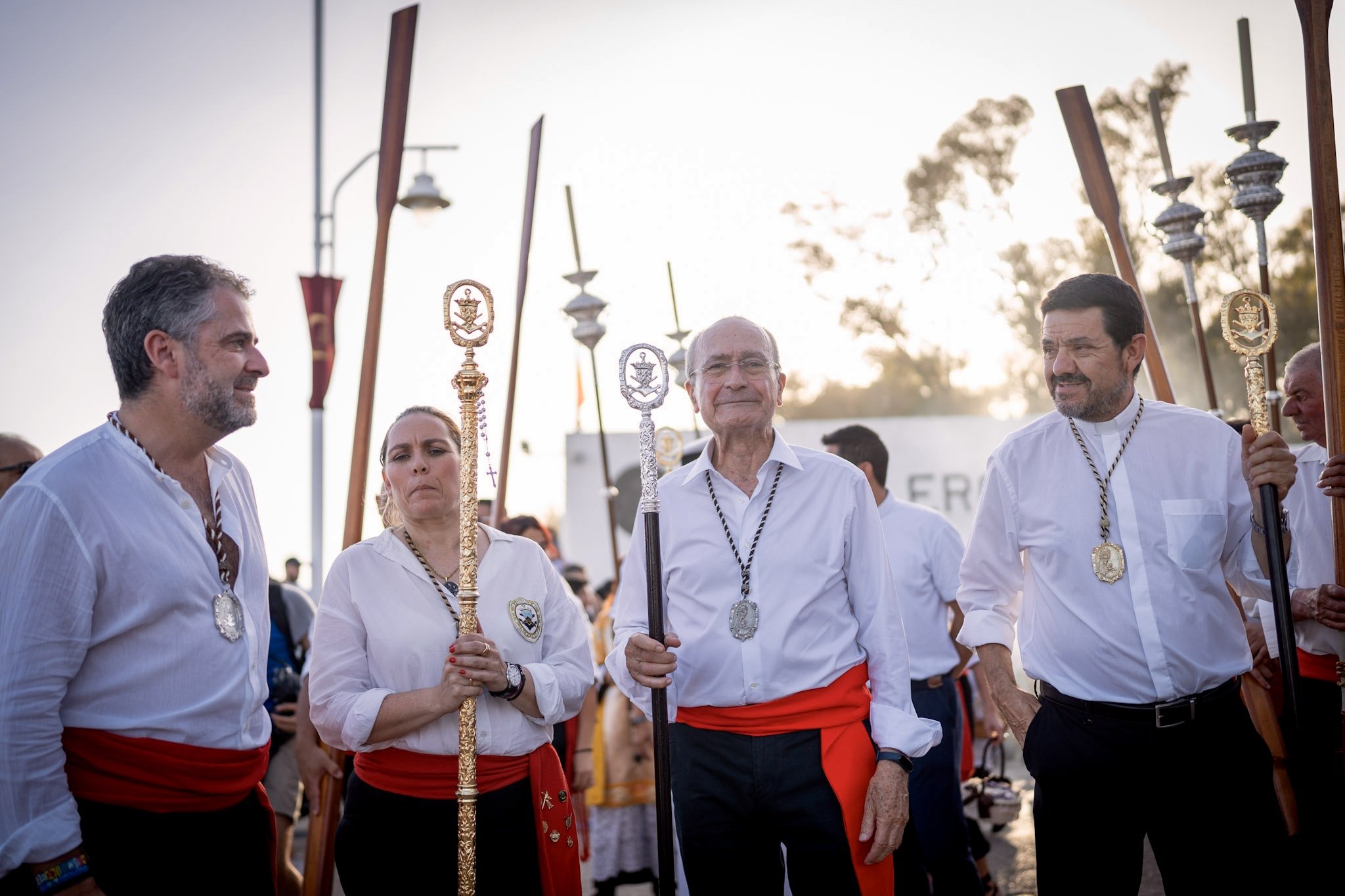 Participación municipal en la procesión del Carmen de Pedregalejo