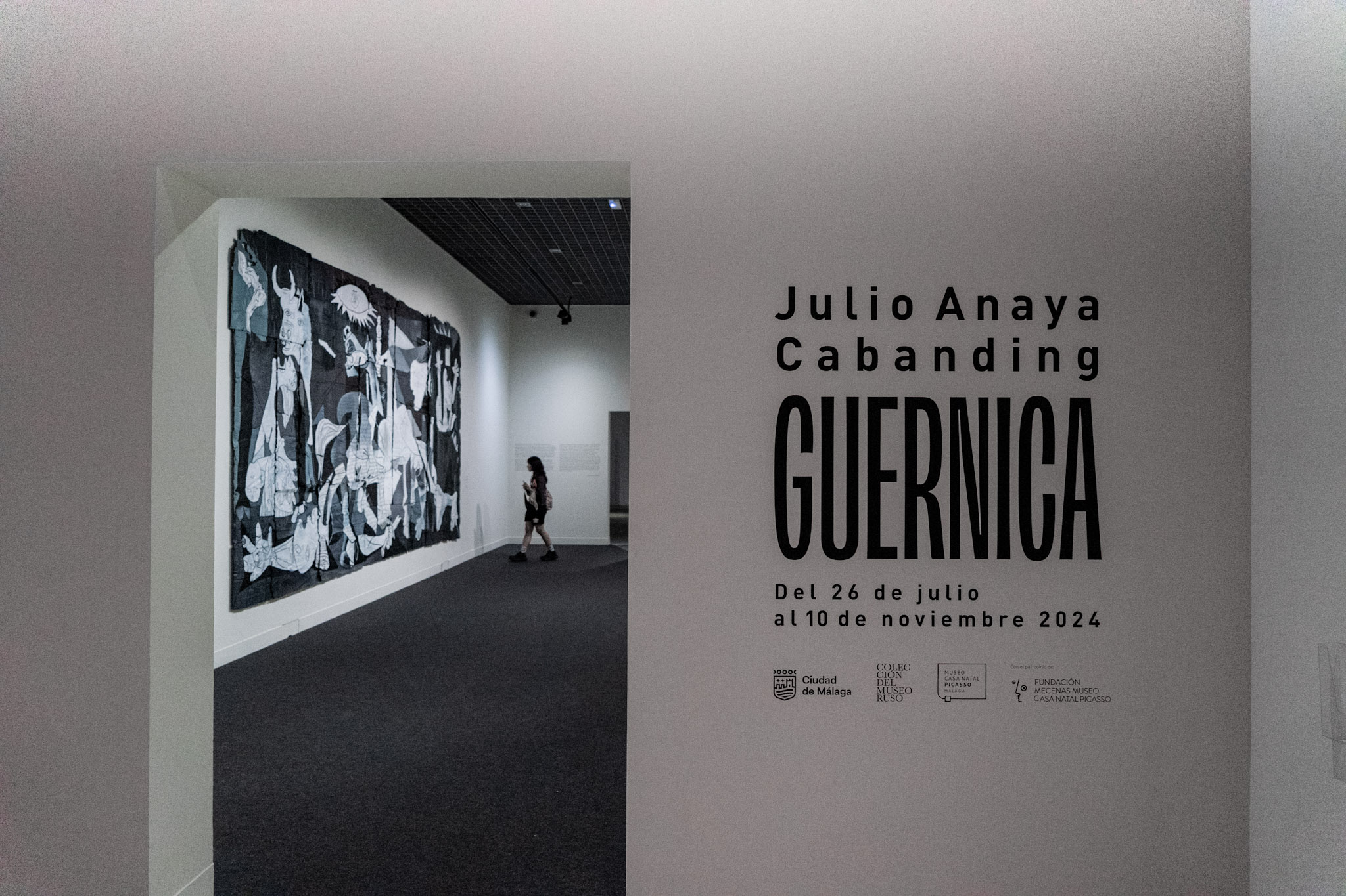 Una versión adaptada del ‘Guernica’ del artista Julio Anaya Cabanding regresa a Málaga con una
 ...