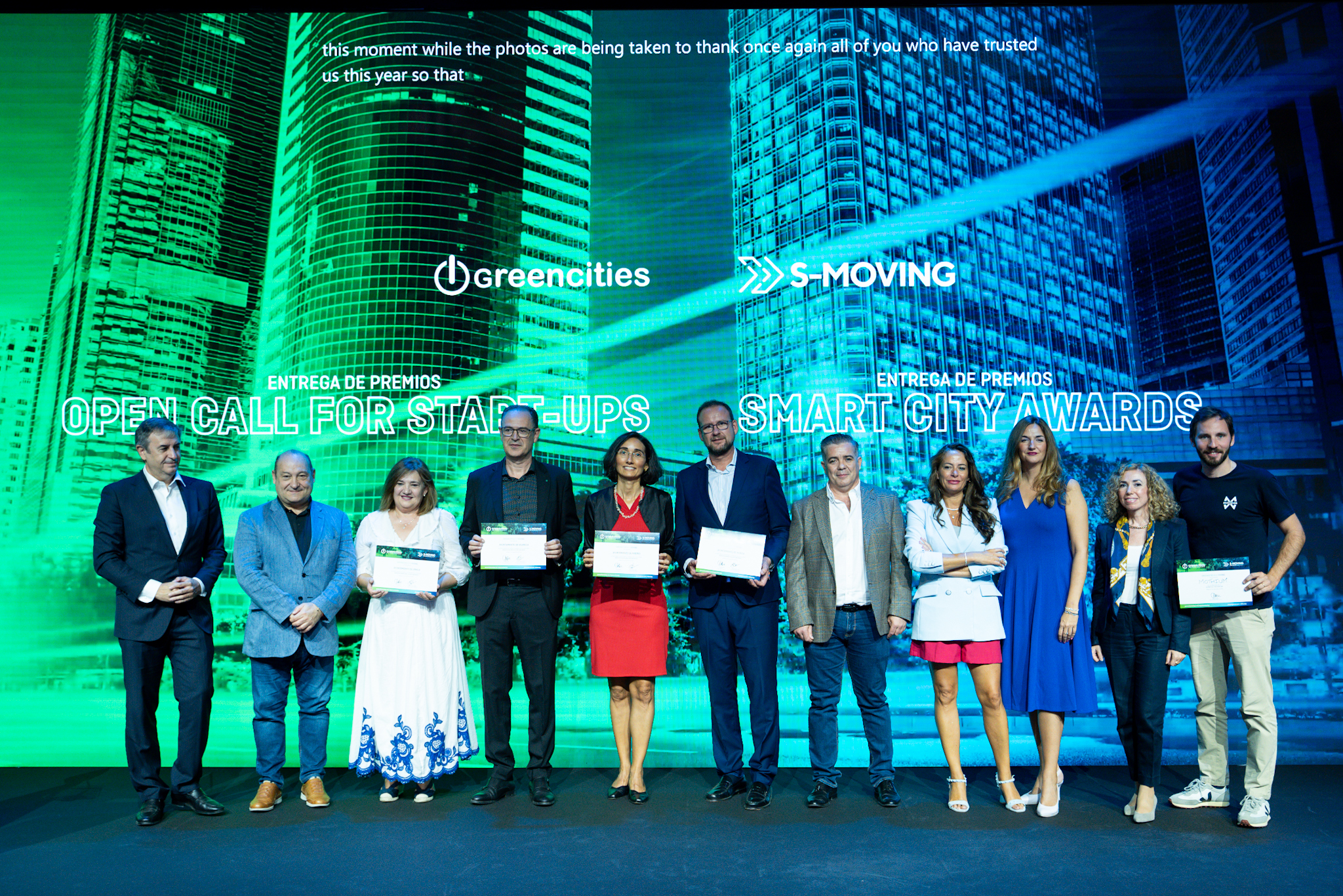 Entrega de premios de las convocatorias ‘Open Call for Start-ups’ y ‘Smart City