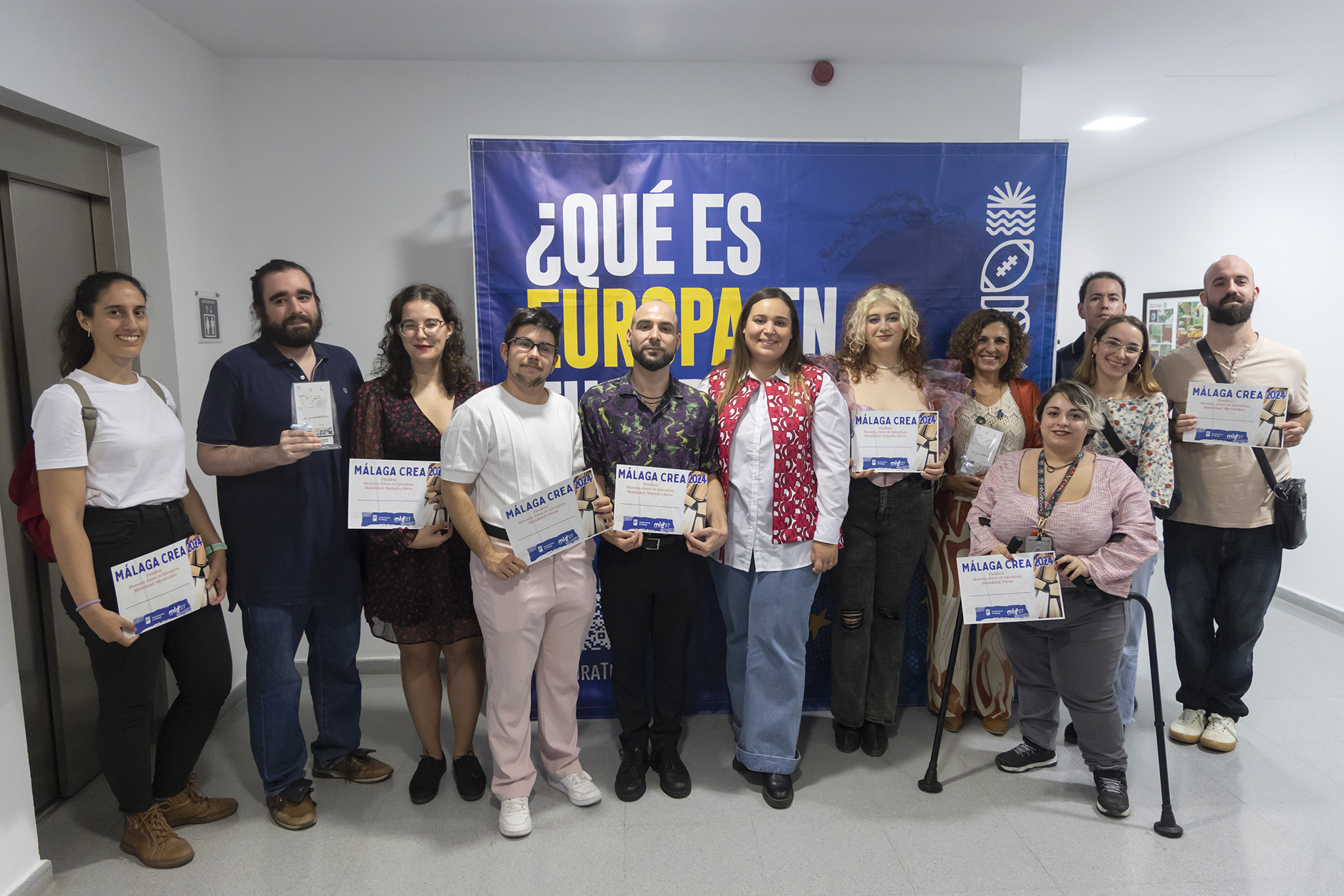 José Enrique Fernández, Cristina González e Ignacio Yélamo, ganadores de la Muestra Joven de
Literatura ‘MálagaCrea’ 2024