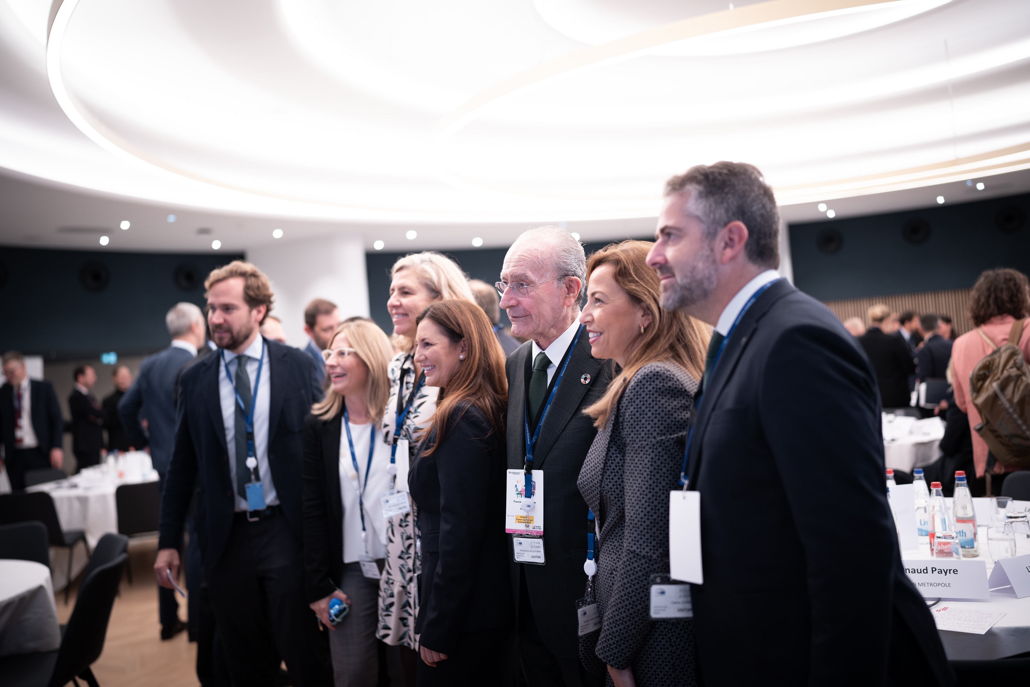 Segunda jornada del alcalde de Málaga en la Cumbre de Alcaldes Europeos