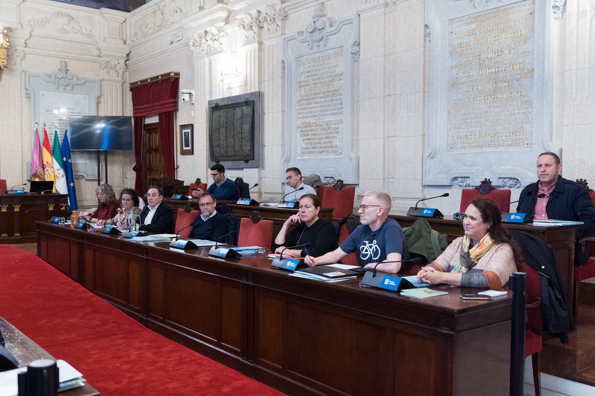 Celebración del Consejo Escolar Municipal en el Salón de Plenos del Ayuntamiento