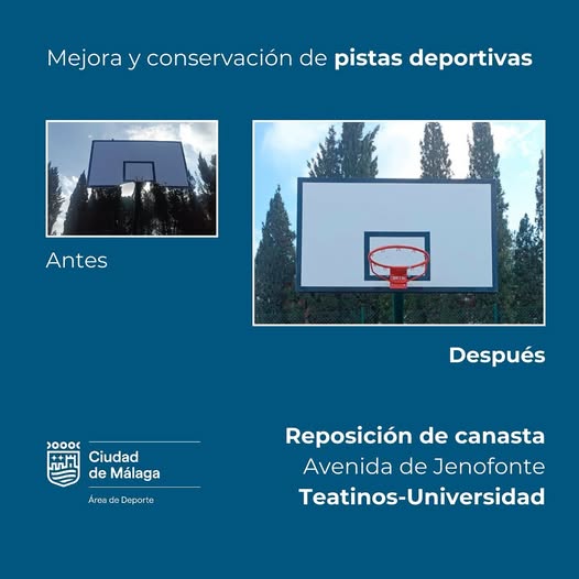 El Ayuntamiento mejora en este año cerca de medio centenar de pistas deportivas ubicadas en los ...