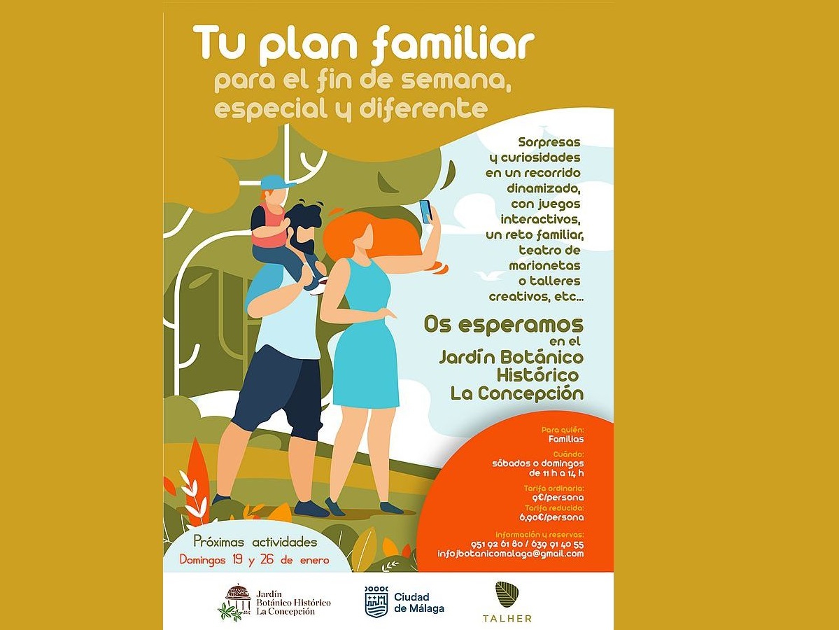 Actividades familiares en enero en La Concepción