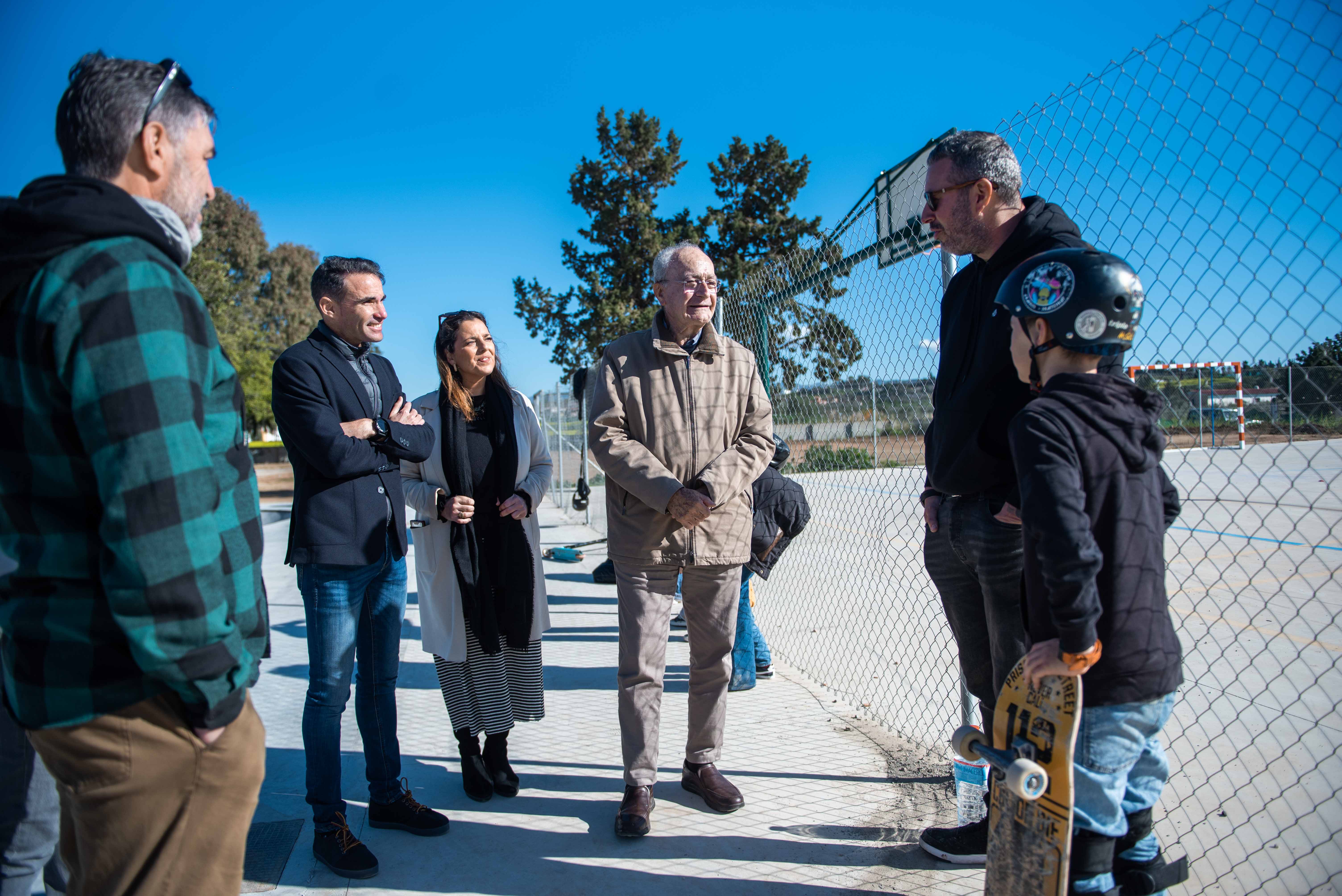 El distrito Campanillas cuenta con un nuevo ‘skatepark’ de más de 300 m² situado junto al campo ...