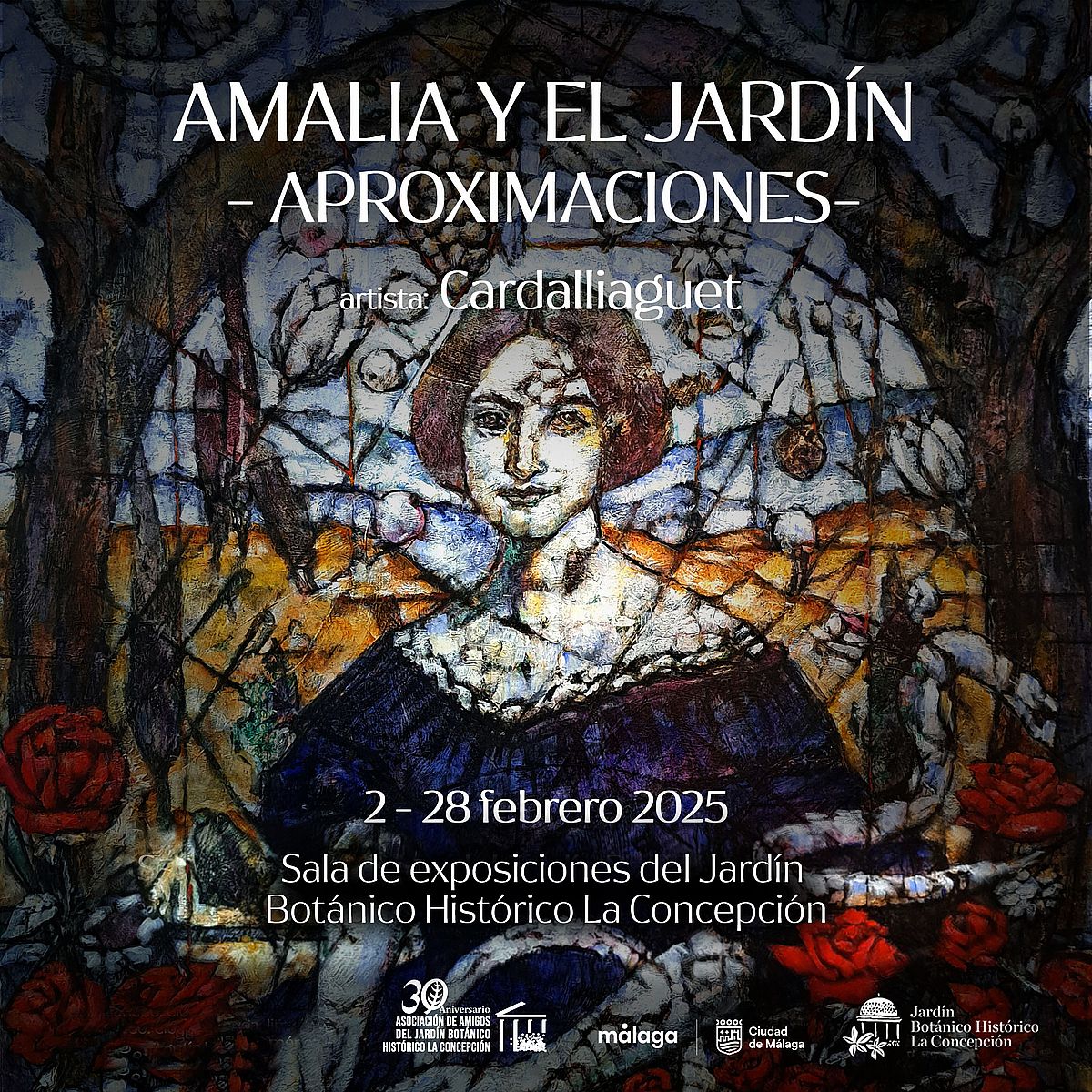 Exposición de pintura en La Concepción: Amalia Heredia y el Jardín, aproximaciones