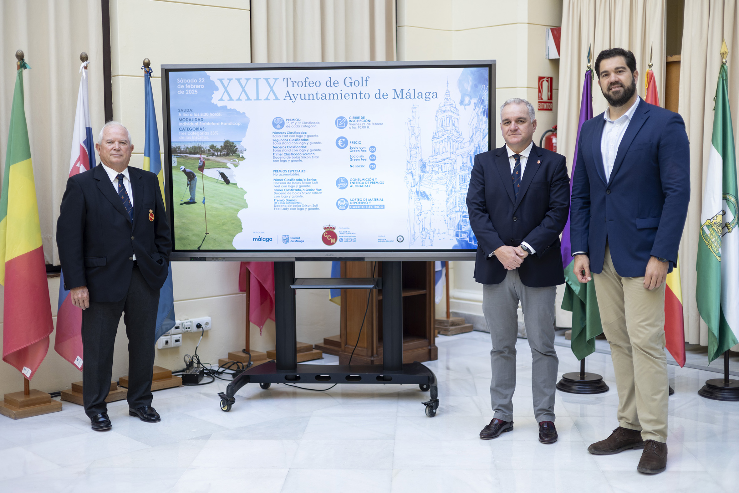 El XXIX Torneo de Golf ‘Ayuntamiento de Málaga’ se celebrará el 22 de febrero